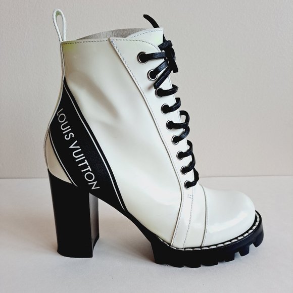 Louis Vuitton Patent Calfskin Star Trail Ankle Boots Size 36.5 - Picture 4 of 16